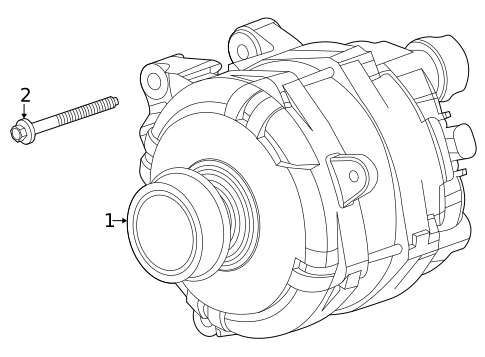 Alternator for 2020 Cadillac CT4 #0