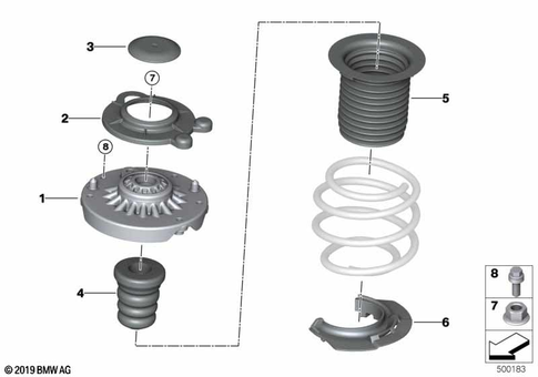 Front Axle Suspension for 2020 Mini JCW ALL4 #3