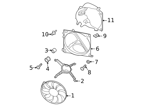Cooling Fan for 2022 Porsche 911 #0