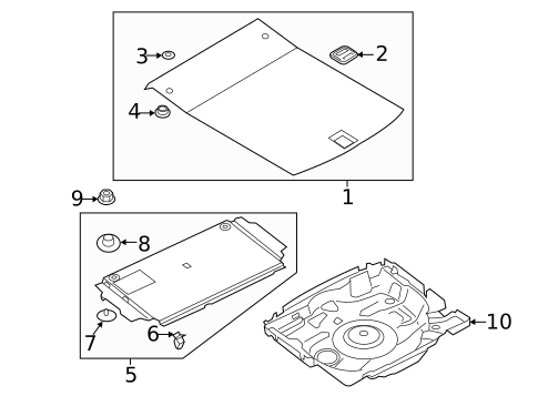 Interior Trim - Rear Body for 2022 Audi S7 Sportback #1