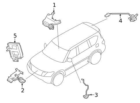 Parking Aid for 2020 Nissan Armada #3