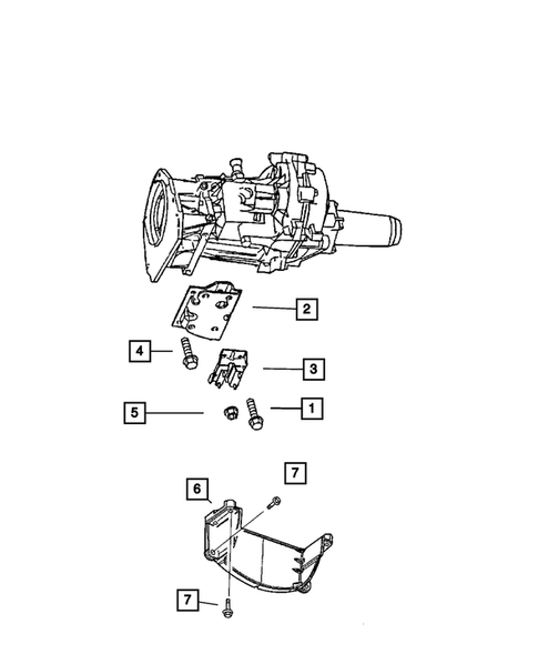 Engine Mounting for 2003 Dodge Dakota #8