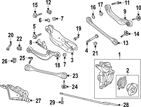 Rear Suspension for 2024 Audi A8 Quattro #0