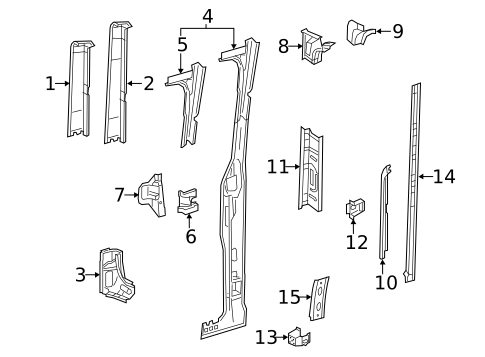 Rear Body for 2021 Mercedes-Benz Sprinter 1500 #0