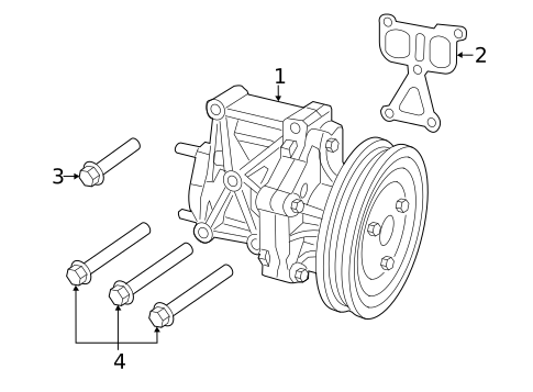 Water Pump for 2010 Chrysler Sebring #0