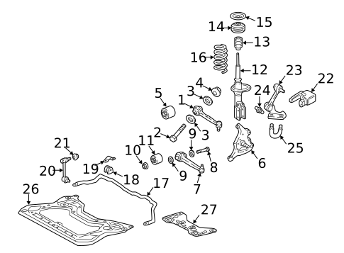 Suspension Components for 2002 Mercedes-Benz C240 #0