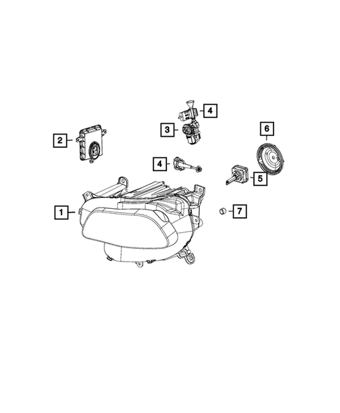 Lamps-Interior and Exterior for 2015 Jeep Cherokee #2
