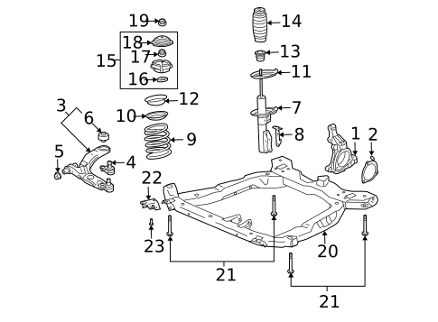 Suspension Components for 2004 Saturn Ion #1