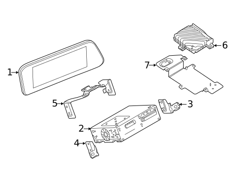 Antenna & Radio for 2023 Mazda 3 #3