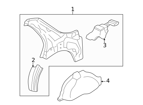 Inner Structure for 1997 Acura Integra #0