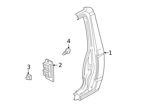 Side Panel & Components for 1999 Nissan Frontier #0