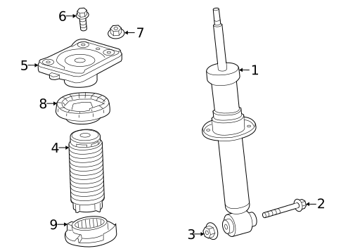 Struts & Components for 2023 BMW iX #2