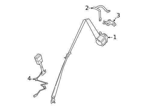 Seat Belt for 2019 BMW i8 #0