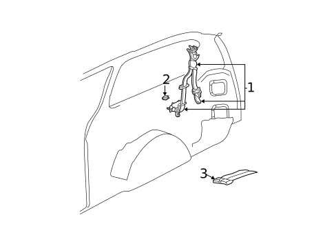 Seat Belt for 2006 Dodge Grand Caravan #0