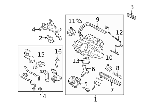 Condenser, Compressor & Lines for 2016 Lexus GX460 #3