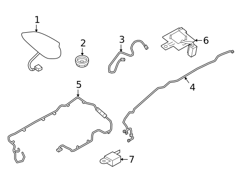 Antenna & Radio for 2023 Mazda 3 #0