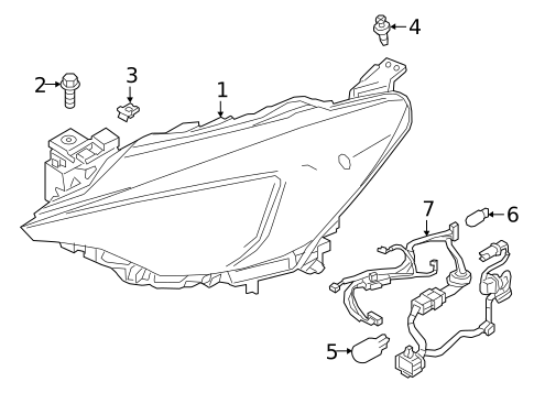 Bulbs - Chassis for 2020 Toyota Yaris #3