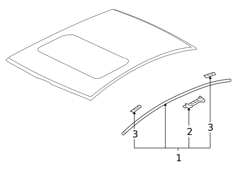 Exterior Trim - Roof for 2014 Mitsubishi Lancer #0