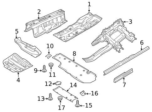 Floor & Rails for 2024 Porsche 718 Cayman #1