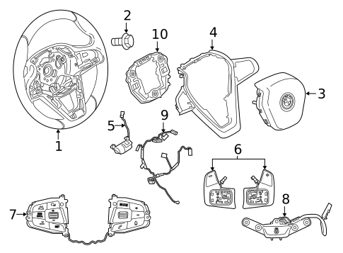 Steering Wheel & Trim for 2021 BMW X6 #1