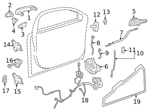 Lock & Hardware for 2016 Buick Verano #0