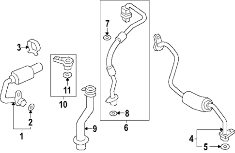 Turbocharger & Components for 2025 Porsche Cayenne #1