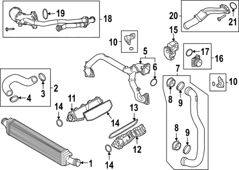 Intercooler for 2019 Audi S5 #0
