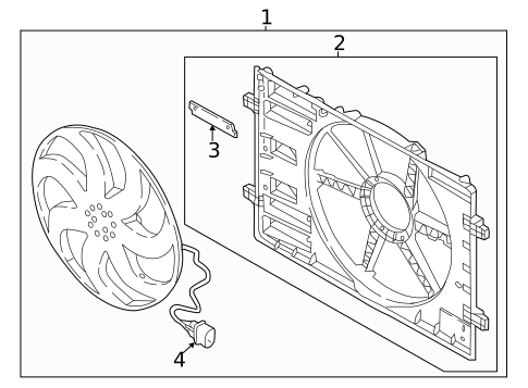 Cooling Fan for 2019 Audi A3 Quattro #1