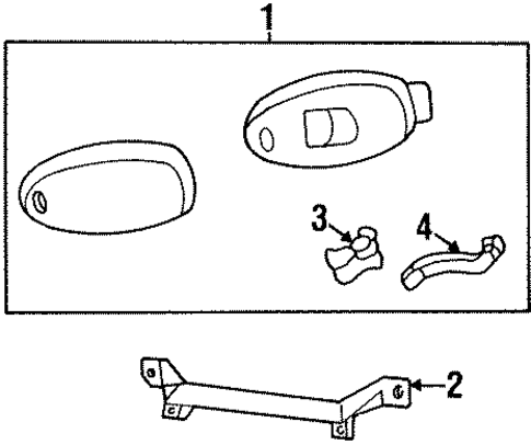 Fog Lamps for 1998 Mercury Mystique #0