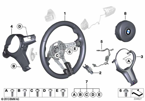 Steering Wheel for 2014 BMW 328iX #3