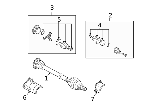 Drive Axles for 2005 Audi S4 #3