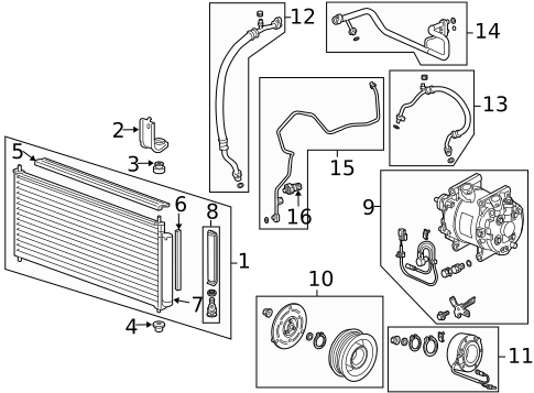 Switches & Sensors for 2010 Honda Insight #1