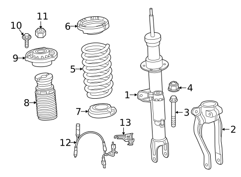Struts & Components for 2021 BMW 530i #0