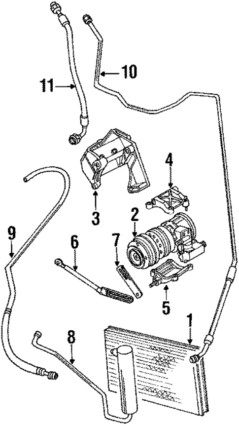 Exhaust Components for 1990 Audi 200 Quattro #0