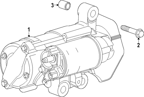 Starter for 2024 GMC Canyon #0