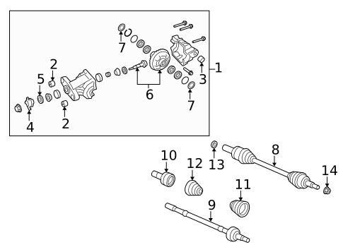 Axle & Differential for 2017 Chevrolet SS #0