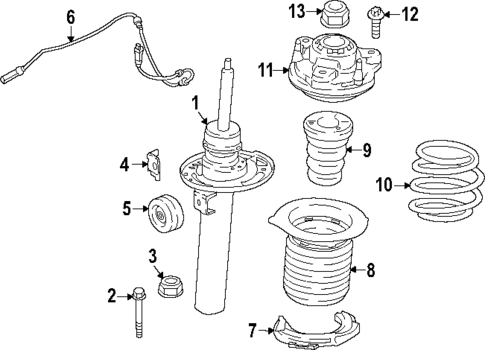Struts & Components for 2025 BMW X3 #0