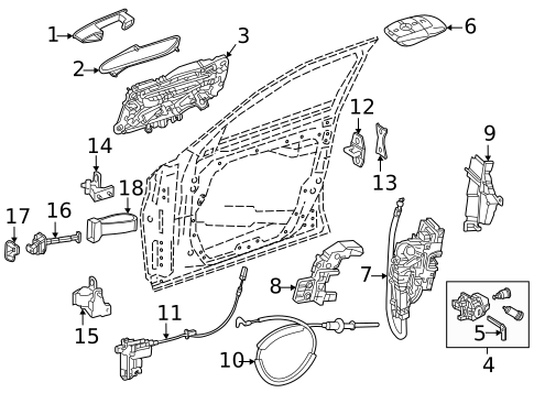 Front Door for 2021 Mercedes-Benz S500 #2
