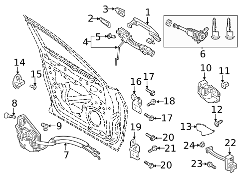 Lock & Hardware for 2018 Mazda CX-5 #6