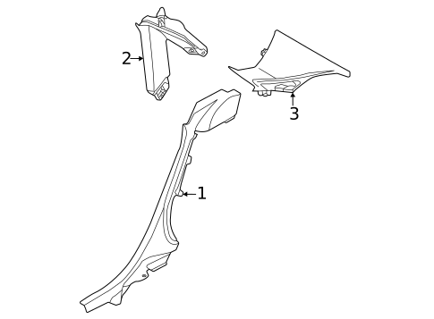 Interior Trim - Quarter Panels for 2025 Audi A3 Quattro #0