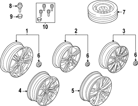 Wheels for 2025 Volvo XC60 #1