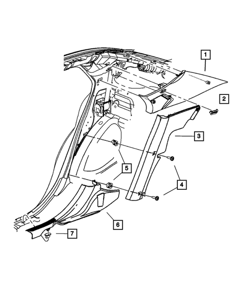 Moldings, Scuff Plates for 2005 Dodge Magnum #4