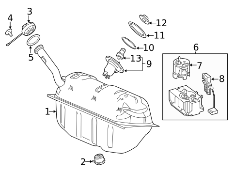 Fuel System Components for 2019 Mercedes-Benz SLC43 AMG #0
