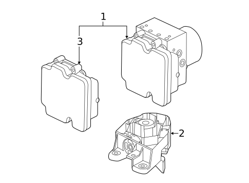 ABS Components for 2019 Mercedes-Benz S560 #0