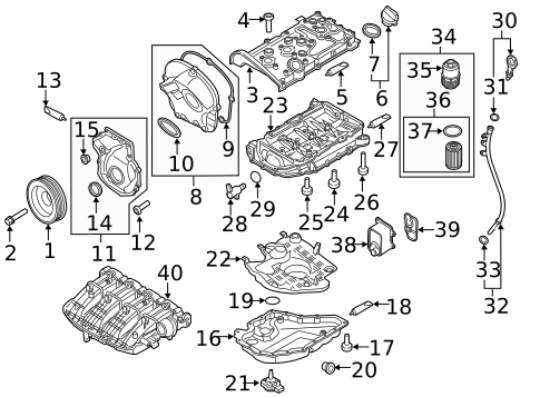 Engine Parts for 2019 Volkswagen Tiguan #28