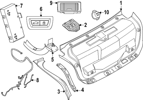 Trunk for 2024 BMW i5 #1