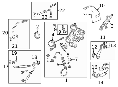 Turbo Charger for 2019 GMC Terrain #0