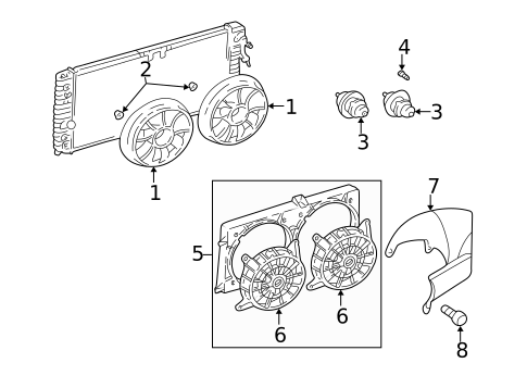 Cooling Fan for 2001 Pontiac Grand Am #0