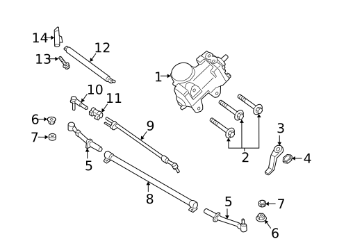 Steering Gear & Linkage for 2018 Ford F-450 Super Duty #0