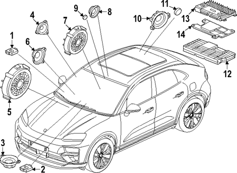 Sound System for 2024 Porsche Macan #1
